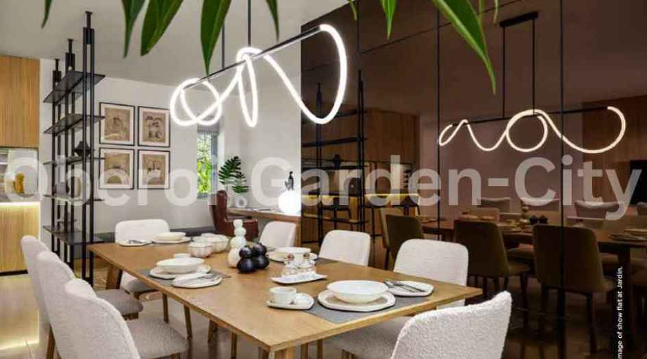 Oberoi-Garden-City-Dinning-Area
