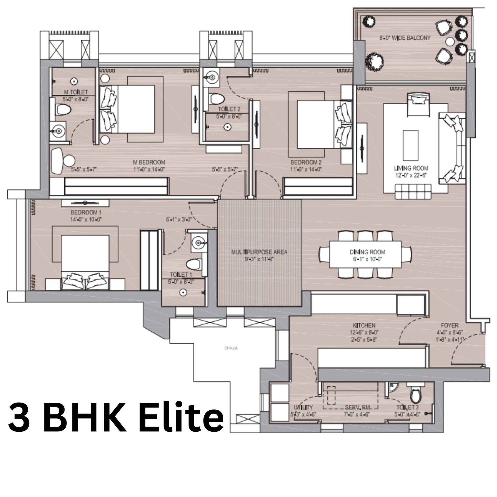 Oberoi-Garden-City-Floor-Plan-Elite-3-BHK