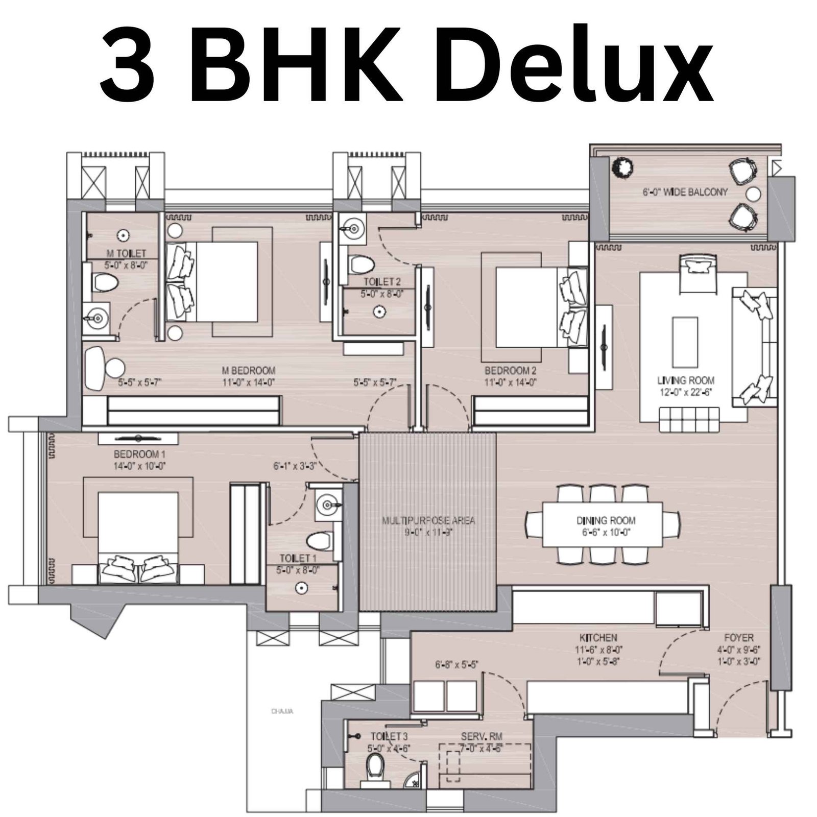 Oberoi-Garden-City-Floor-Plan-Deluxe-3-BHK